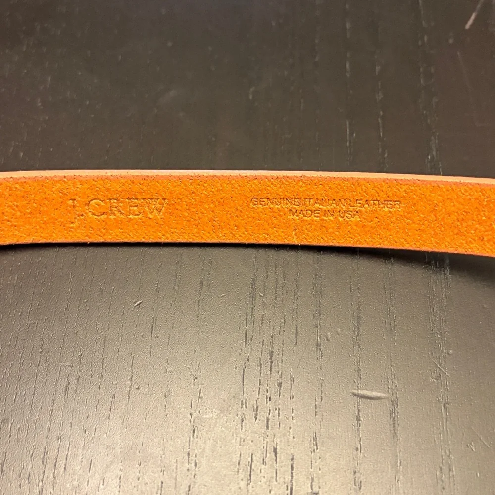 J. Crew Women’s Size L Italian Leather Made in USA Belt - Picture 2 of 9